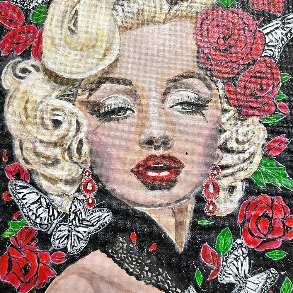 My art:. Not for sale. Acrylic 9/11” canvas. Varnish sealed.